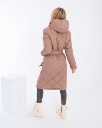 Зимнее женское стёганое пальто
Размер: 42-44, 44-46
Ткань: плащёвка, синтепон 20. . фото 5