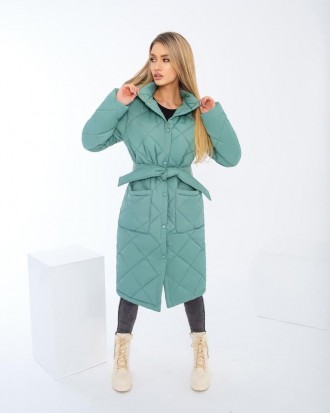 Зимнее женское стёганое пальто
Размер: 42-44, 44-46
Ткань: плащёвка, синтепон 20. . фото 10