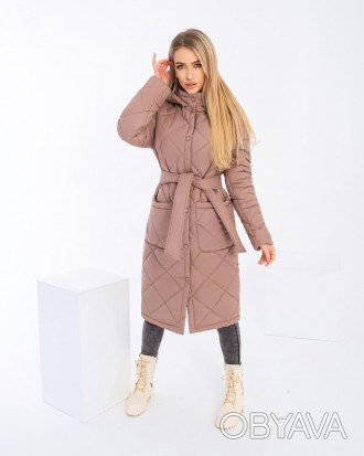 Зимнее женское стёганое пальто
Размер: 42-44, 44-46
Ткань: плащёвка, синтепон 20. . фото 1
