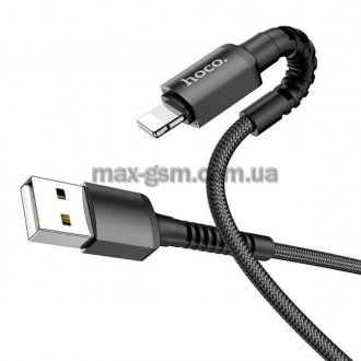 USB-кабель для зарядки и передачи данных Lightning, 1м, разъемы из алюминиевого . . фото 3