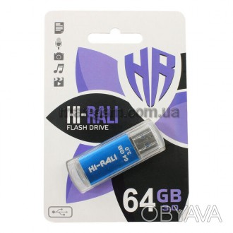Параметры: Производитель: Hi-Rali Объем: 64Gb Интерфейс подключения: USB 3.0 Мат. . фото 1