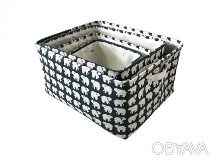 Текстильные корзины Handy Home - идеальный выбор для тех, кто любит минимализм и. . фото 1