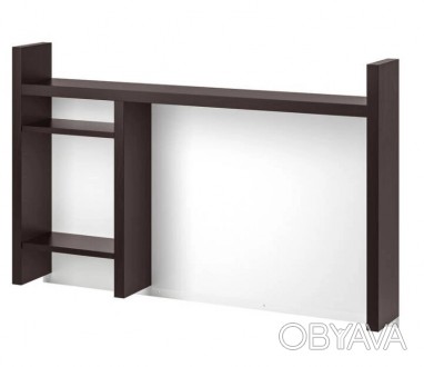 Надставка для стола IKEA MICKE 105 x 65 см Черно-коричневаяВы можете хранить кни. . фото 1