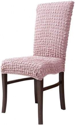 Комплект из 6-ти натяжных чехлов для стульев без юбки
Turkey № 10 Розовая Пудра
. . фото 3