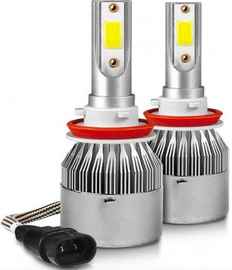 Комплект автомобильных LED ламп C6 H11 5543, 2 шт. Комплект автомобильных LED ла. . фото 2