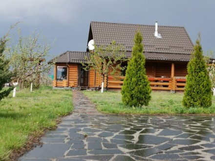 Продам сруб 88 м2. Ясногородка. фото 1 Продам сруб 88 м2. Ясногородка. фото 1