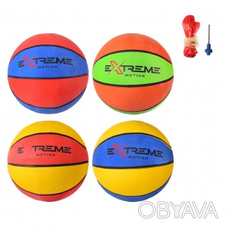 Мяч баскетбольный №7, резина, 520 грамм, 4 цвета /30/ Работаем с 2011 годаБлагод. . фото 1