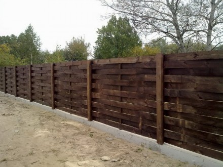 Деревянный забор LNK "Плетённый горизонтальный" 2000х2000 мм. - идеально подойде. . фото 3