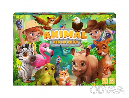 Настільна гра "Animal Discovery" рос (10) Danko Toys Работаем с 2011 годаБлагода. . фото 1