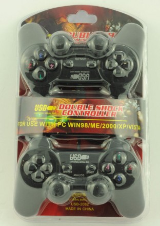 Джойстик PC проводной DJ-2082 двойной. Одеса. фото 1 Джойстик PC проводной DJ-2082 двойной. Одеса. фото 1