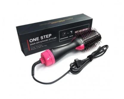 Фен-щетка для волос One Step Hair Dryer
Она поможет женщинам добиться великолепн. . фото 2