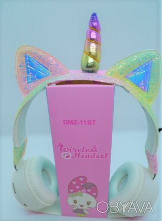 Накладні навушники Єдиноріг Wireless headSet Unicorn - це подарунок, який здатни. . фото 1