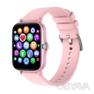 Смарт-часы Globex Smart Watch Me3 Pink. . фото 1