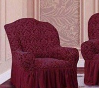 Турецкий жаккардовый чехол для углового дивана + кресло
Turkey № 19 Бордовый
Опи. . фото 3