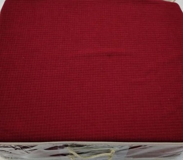 Турецкий натяжной чехол на диван и 2 кресла с фактурой квадратики Бордо №6
Описа. . фото 3