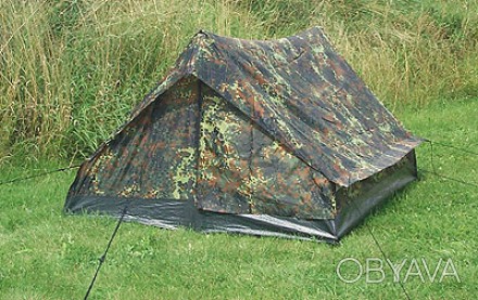 Данная двухместная палатка военного образца имеет классическую форму "домик", ко. . фото 1