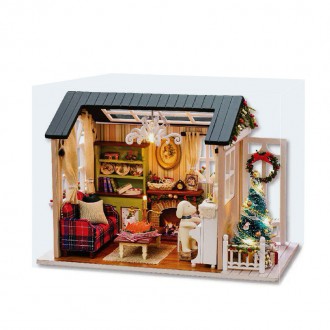 3D Румбокс DIY Cute Room 8009-D Сочельник конструктор кукольный дом. Запорожье. фото 1 3D Румбокс DIY Cute Room 8009-D Сочельник конструктор кукольный дом. Запорожье. фото 1