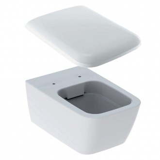 Унитаз подвесной воронковидный Geberit iCon Square Rimfree с крышкой, белый (201. Харьков. фото 1 Унитаз подвесной воронковидный Geberit iCon Square Rimfree с крышкой, белый (201. Харьков. фото 1