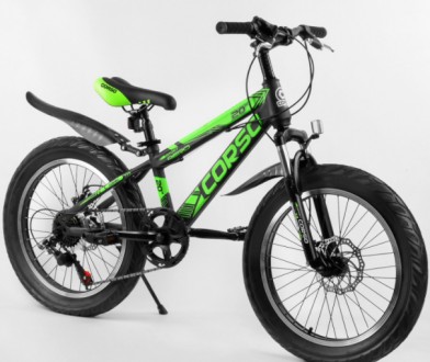 Детский спортивный велосипед 20’’ CORSO «AERO» полуфэт, стальная рама 11.5, 7990. Одесса. фото 1 Детский спортивный велосипед 20’’ CORSO «AERO» полуфэт, стальная рама 11.5, 7990. Одесса. фото 1