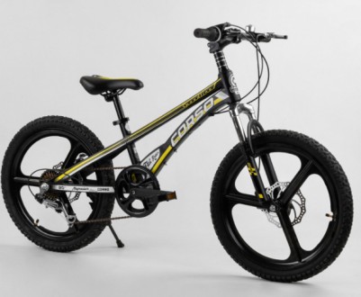 Детский спортивный велосипед 20 дюймов CORSO «Speedline» магниевая рама, на литы. Одесса. фото 1 Детский спортивный велосипед 20 дюймов CORSO «Speedline» магниевая рама, на литы. Одесса. фото 1