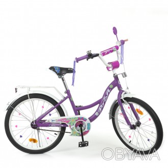 Велосипед детский двухколесный 20 дюймов PROF1 Blossom Y20303N, сиреневый
Велоси. . фото 1
