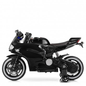 Детский мотоцикл M 4104 EVA колеса - представляет собой уменьшенную копию настоя. . фото 4