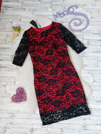 Платье красное Magic с черным гипюром
новое
Размер 36 на 42-44(XS)
Замеры:
длина. . фото 2