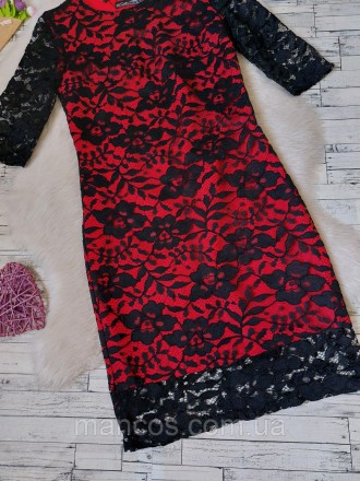 Платье красное Magic с черным гипюром
новое
Размер 36 на 42-44(XS)
Замеры:
длина. . фото 3