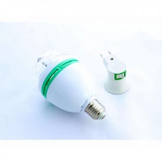 Вращающаяся диско-лампа LY-399 «LED FULL COLOR»
Лампочку можно использовать как . . фото 3