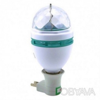 Вращающаяся диско-лампа LY-399 «LED FULL COLOR»
Лампочку можно использовать как . . фото 1