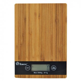 Электронные кухонные деревянные весы на 5 кг Domotec MS-A
Электронные кухонные в. . фото 3