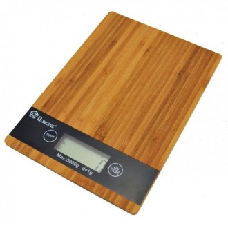 Электронные кухонные деревянные весы на 5 кг Domotec MS-A
Электронные кухонные в. . фото 2