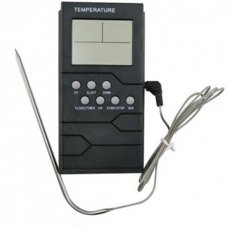 Цифровий термометр TP-800 для духовки (печі) з виносним щупом до 300°С Цифровий . . фото 2