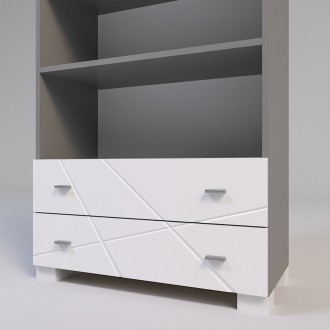 Модульная мебель Х-Скаут (комплект)
Цвет корпуса/фасада: серый/белый мат
В данно. . фото 4