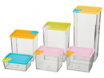 
Прозрачные контейнеры позволяют грамотно организовать хранение сыпучих продукто. . фото 2