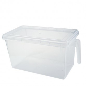 Прозрачный контейнер для холодильника выполнен из прочного и безопасного пищевог. . фото 2