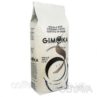 Кава в зернах Gimoka Gusto Ricco Bianco склад: 10% арабіка 90% робуста з високог. . фото 1