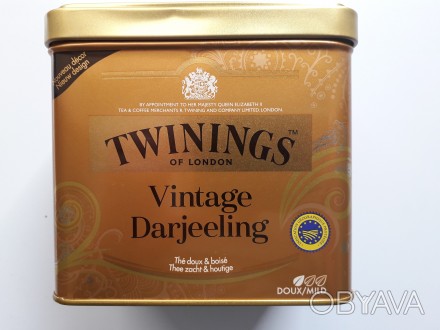 Чай Twinings Darjeeling Vintage (Твайнингз Дарджилинг Винтаж)  180грамм ж/б - од. . фото 1