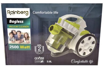 Пылесос -RAINBERG-2500W КОЛБОВЫЙ салатовый. Миколаїв. фото 1 Пылесос -RAINBERG-2500W КОЛБОВЫЙ салатовый. Миколаїв. фото 1