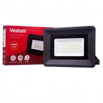 Светодиодный прожектор Vestum 1-VS-3004 имеет мощность 50 Вт и выдаёт 4300 Лм. В. . фото 2