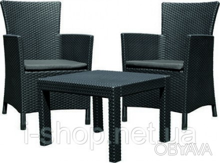 Бренд: Allibert® (Голландия)
Комплектация: стол и 2 стула
Материал: пластик, пол. . фото 1