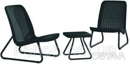 Бренд: Keter®(Израиль)
Комплектация: стол и 2 стула
Материал: пластик, полипропи. . фото 1