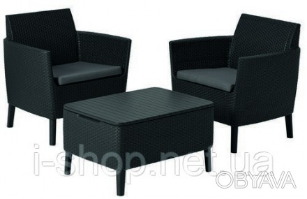 Бренд: Allibert® (Голландия)
Комплектация: стол и 2 стула
Материал: пластик, пол. . фото 1