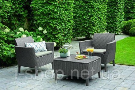 Бренд: Allibert® (Голландия)
Комплектация: стол и 2 стула
Материал: пластик, пол. . фото 3