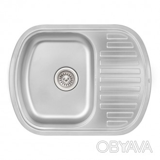 Кухонная мойка Qtap 6349 0,8 мм Micro Decor изготовлена из высококачественной не. . фото 1