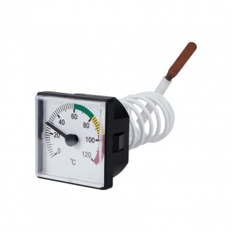 Термометр SD Plus 48х48 мм 120°С SD176 предназначен для измерения температуры. Т. . фото 2