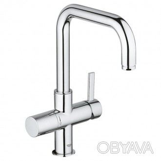 Змішувач для кухні з фільтром Grohe Blue 31303000 виготовлений з латуні з хромов. . фото 1