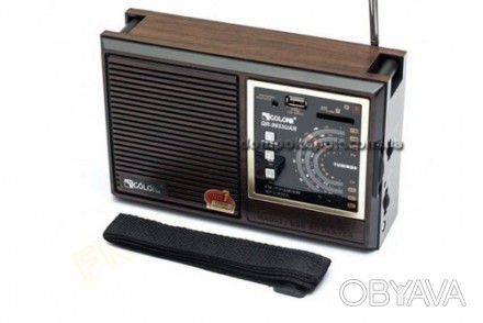 Мультидиапазонний радиоприемник GOLON RX-9933UAR с возможностью воспроизведения . . фото 1