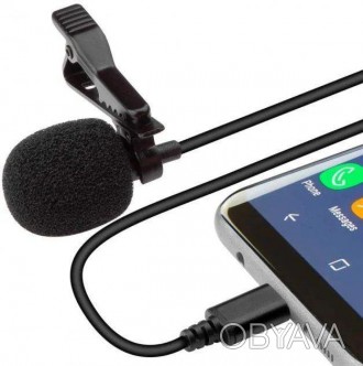 Микрофон петличный Media Microphone MK-3 7904 подходит для использования с устро. . фото 1
