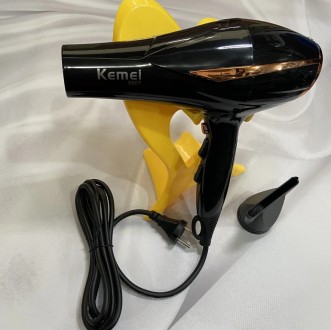 Фен для волос Kemei (KM-5807). Мощность 3500 Вт, регулировка воздушного потока 2. . фото 2